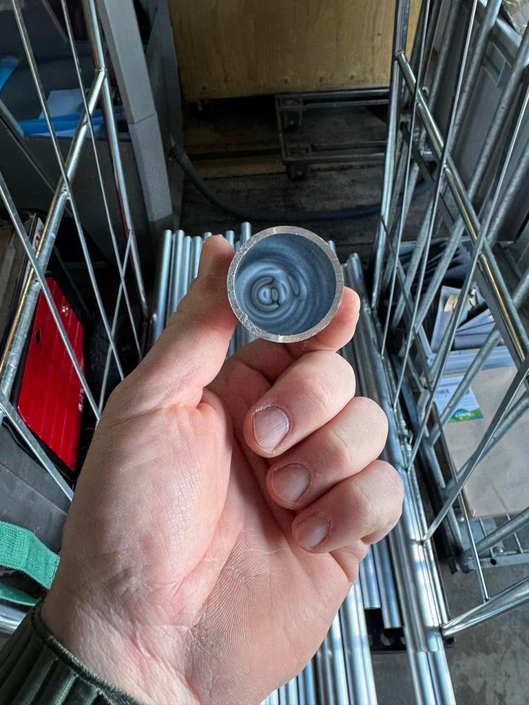Aluminium buizen - diverse lengtes, Doe-het-zelf en Verbouw, Metalen, Gebruikt, Aluminium, Ophalen of Verzenden