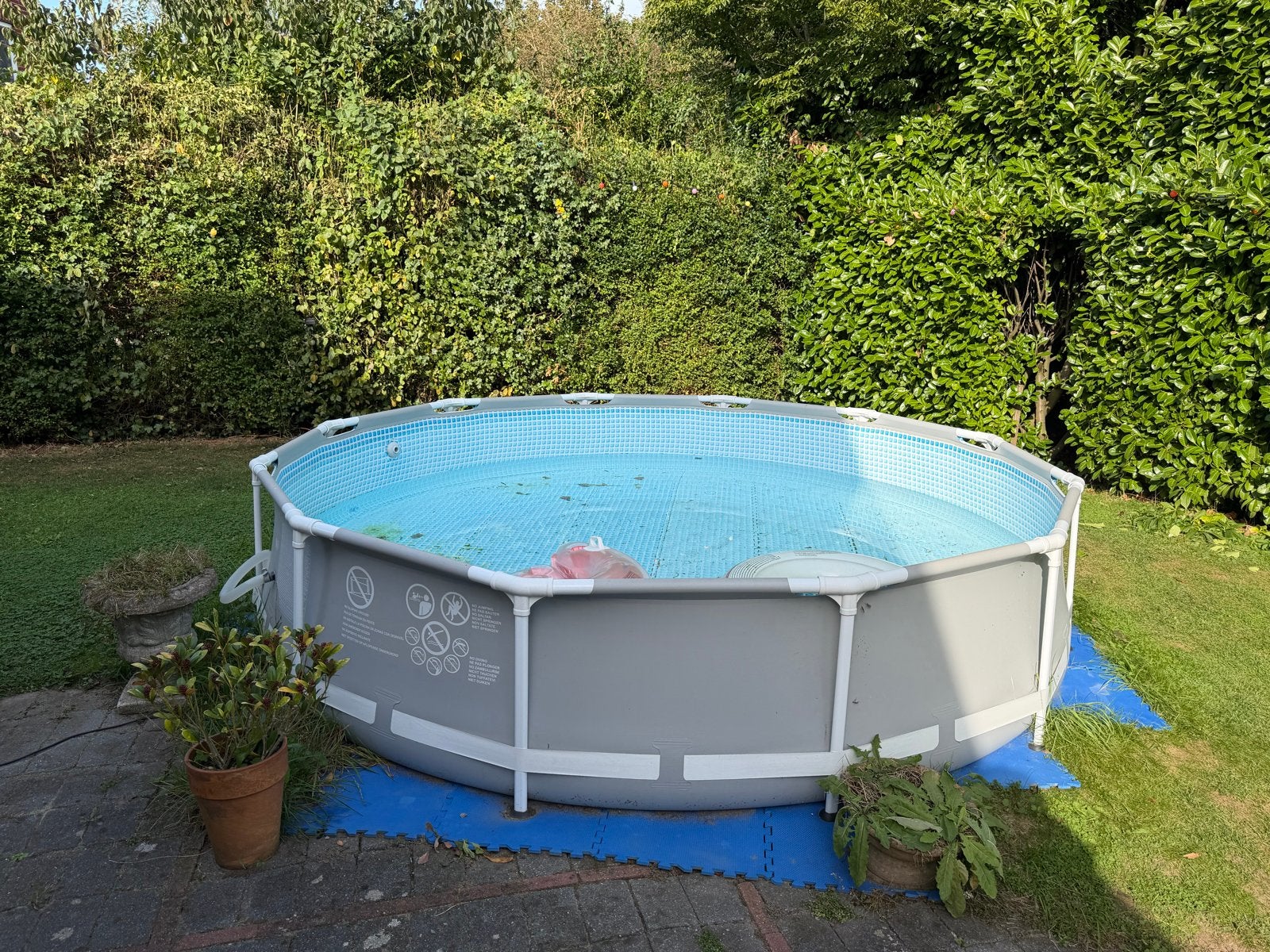Intex Prism Frame Premium Pool Set - 3.66m x 76cm, Ophalen, Gebruikt, Minder dan 80 cm, Rond