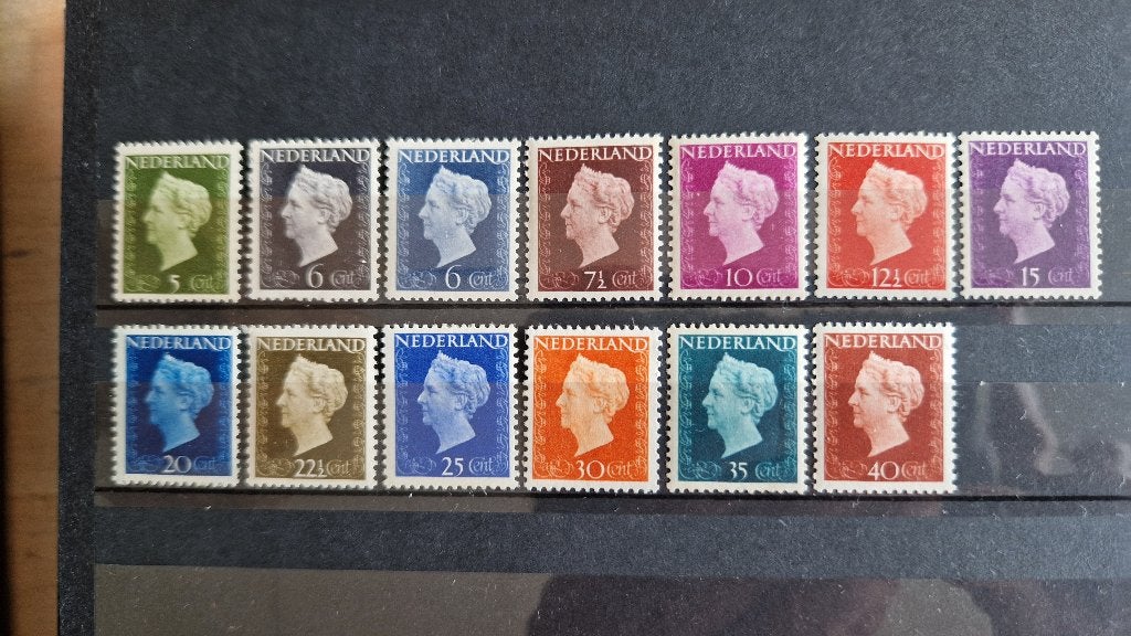 NVPH 474-486 ongestempeld / postfris (mix)., Postzegels en Munten, Postzegels | Nederland, Verzenden, Na 1940, Postfris
