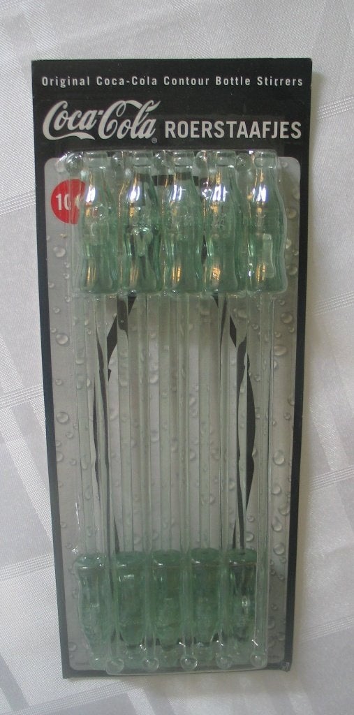 Coca Cola roerstaafjes Original Contour Bottle Stirrers 20st, Verzamelen, Verzenden, Nieuw, Gebruiksvoorwerp