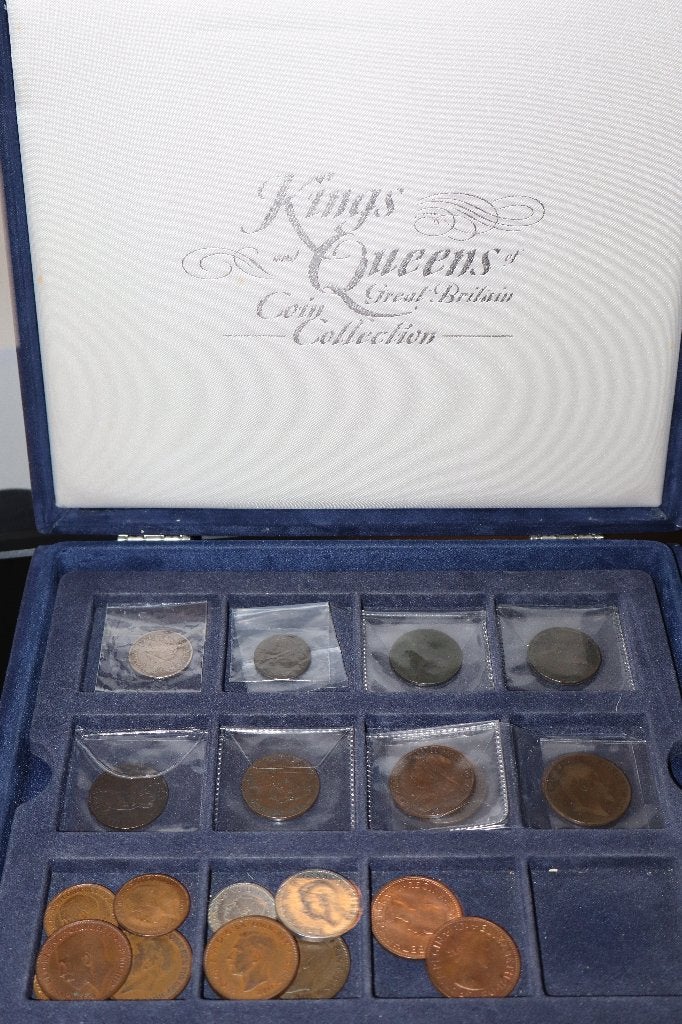 Britse Munten collectie (1711-1967) (Koper, Brons-en zilver), Ophalen, Overige landen, Setje, Zilver