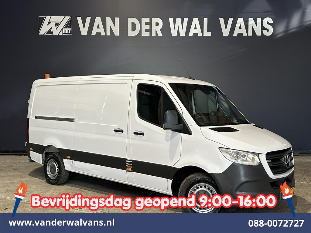 Mercedes-Benz Sprinter 316 CDI 164pk 3500kg Trekhaak L2H1 In, Auto's, Bestelauto's, Multifunctioneel stuurwiel, Gebruikt, 4 cilinders