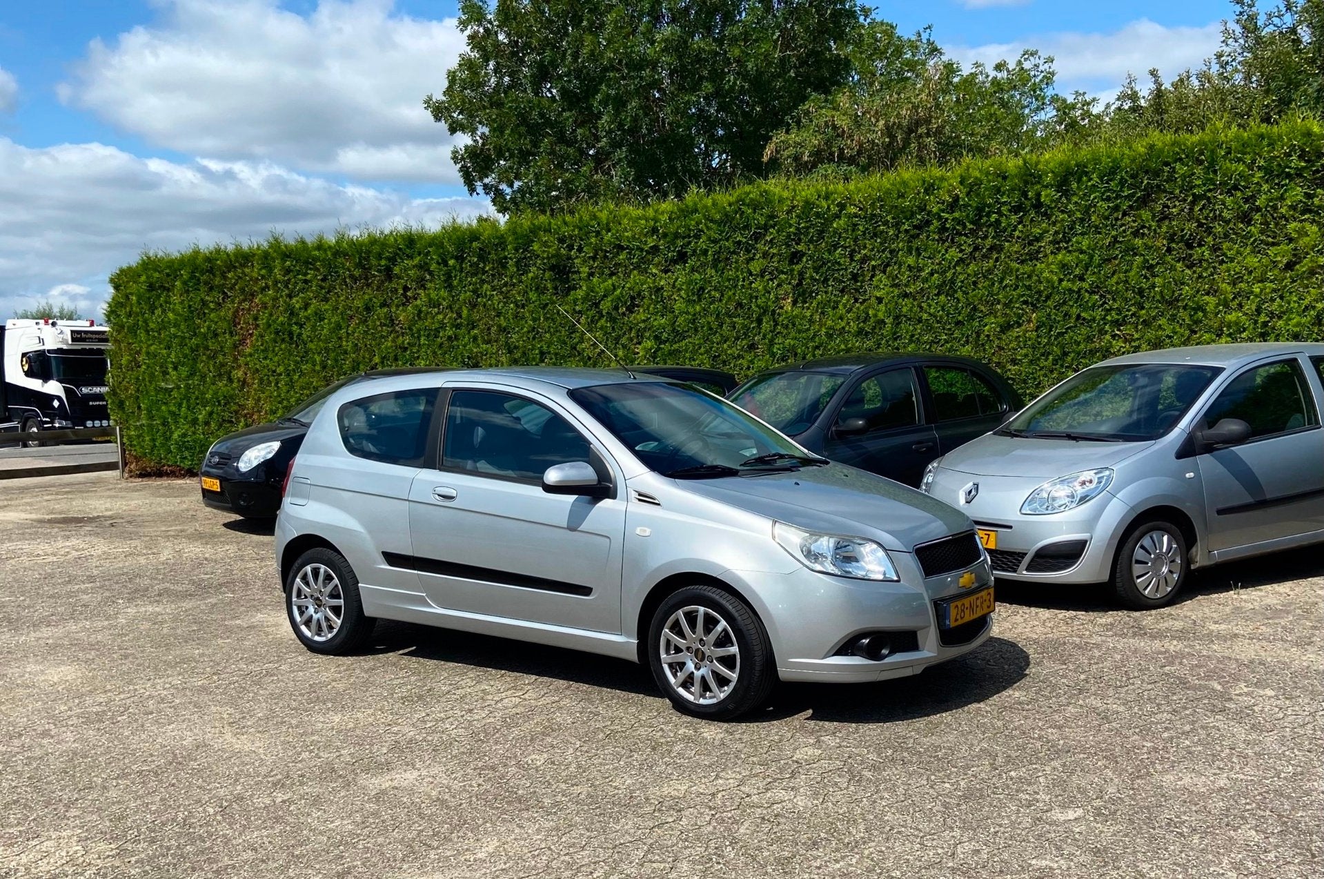 Chevrolet Aveo APK AIRCO MOOIE AUTO, Auto's, Voorwielaandrijving, Aveo, 4 cilinders, 400 kg