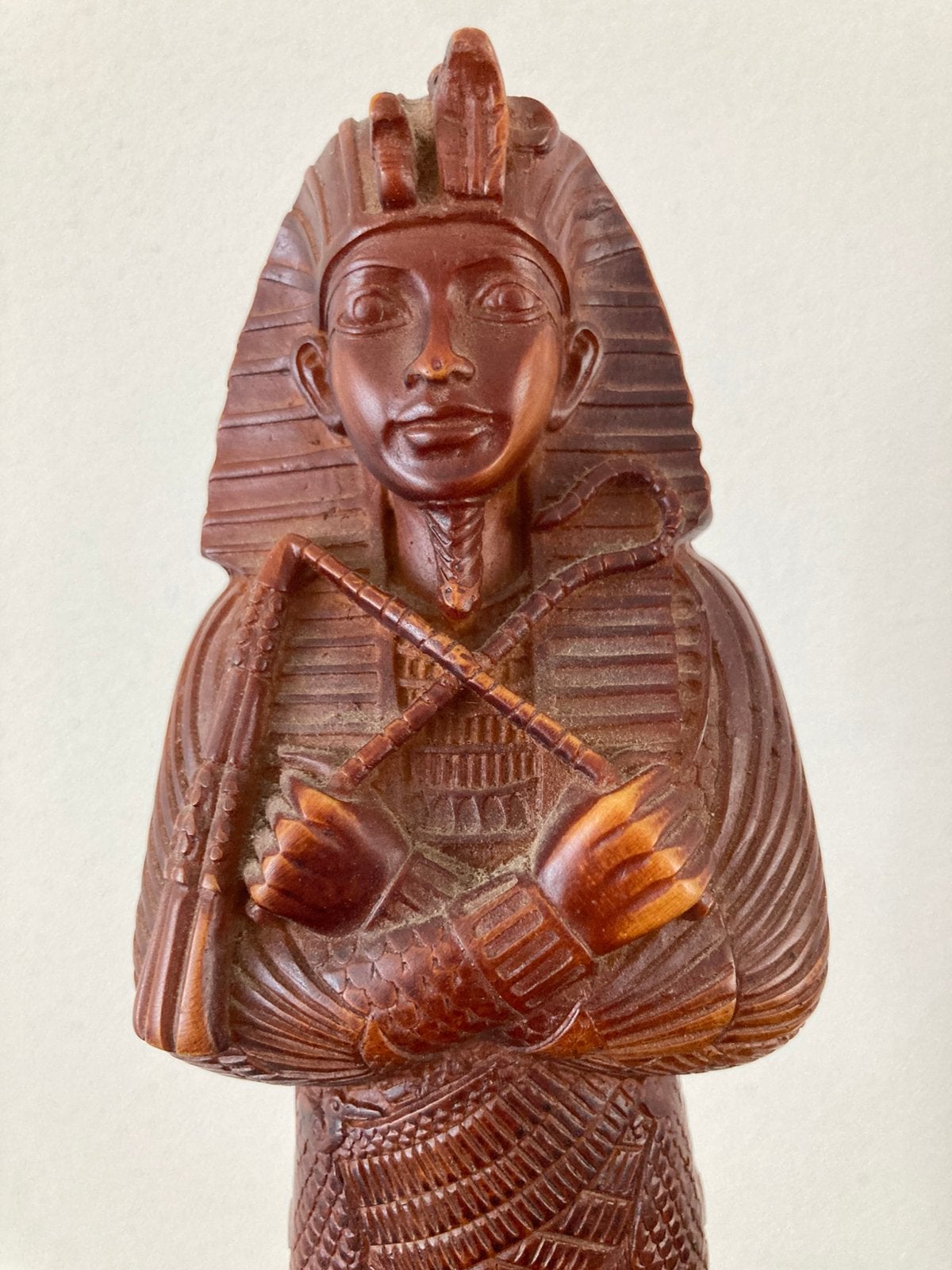 Beeld Egyptische farao, Ophalen of Verzenden, Zo goed als nieuw, Mens