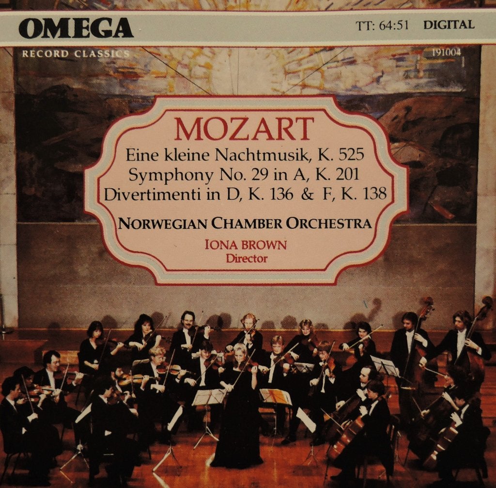 Eine kleine Nachtmusik ea / Mozart - Norwegian Chamber Orch, Ophalen of Verzenden, Classicisme, Zo goed als nieuw, Orkest of Ballet