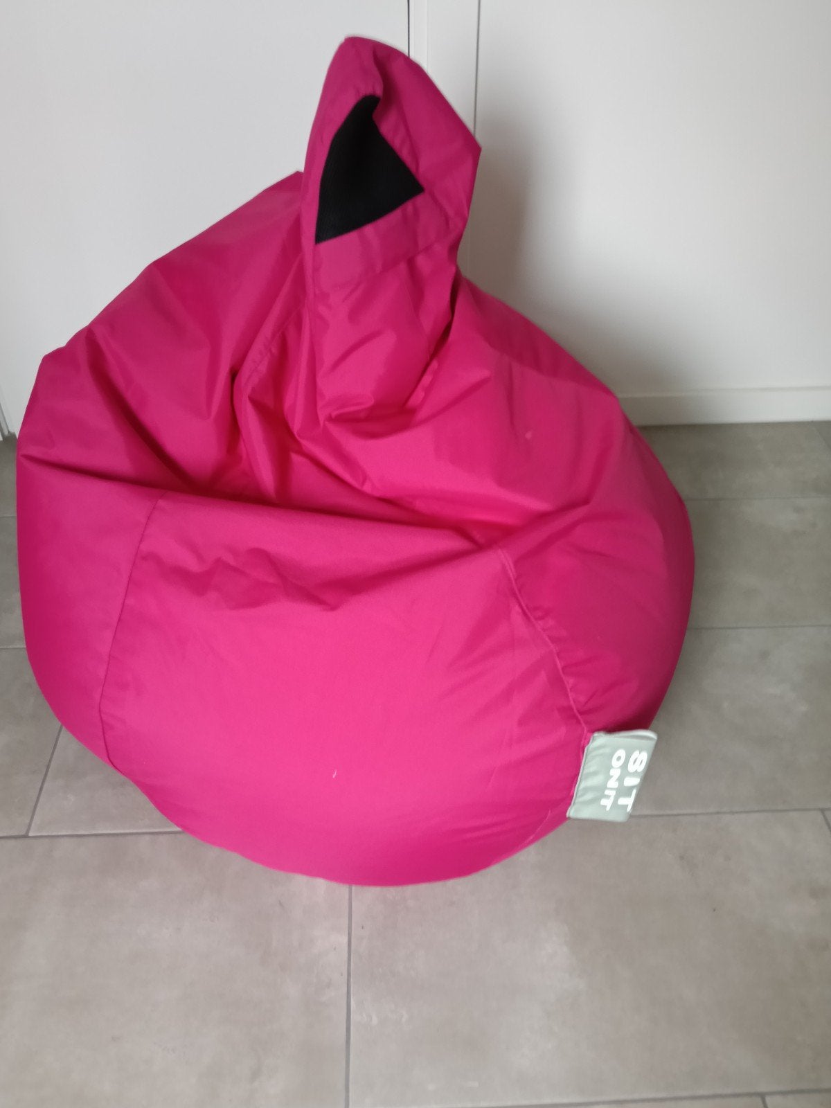 Roze zitzak van Sit On It, Huis en Inrichting, Ophalen, Gebruikt, Roze, Zitzak
