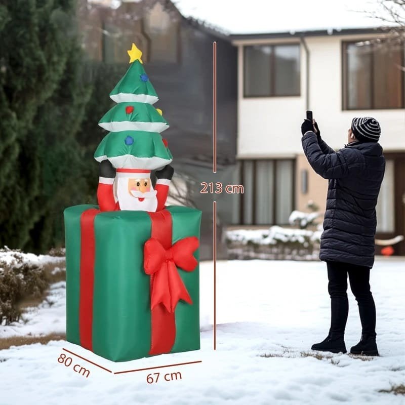 opblaasbare kerstman nieuw, Diversen, Kerst, Ophalen of Verzenden, Nieuw