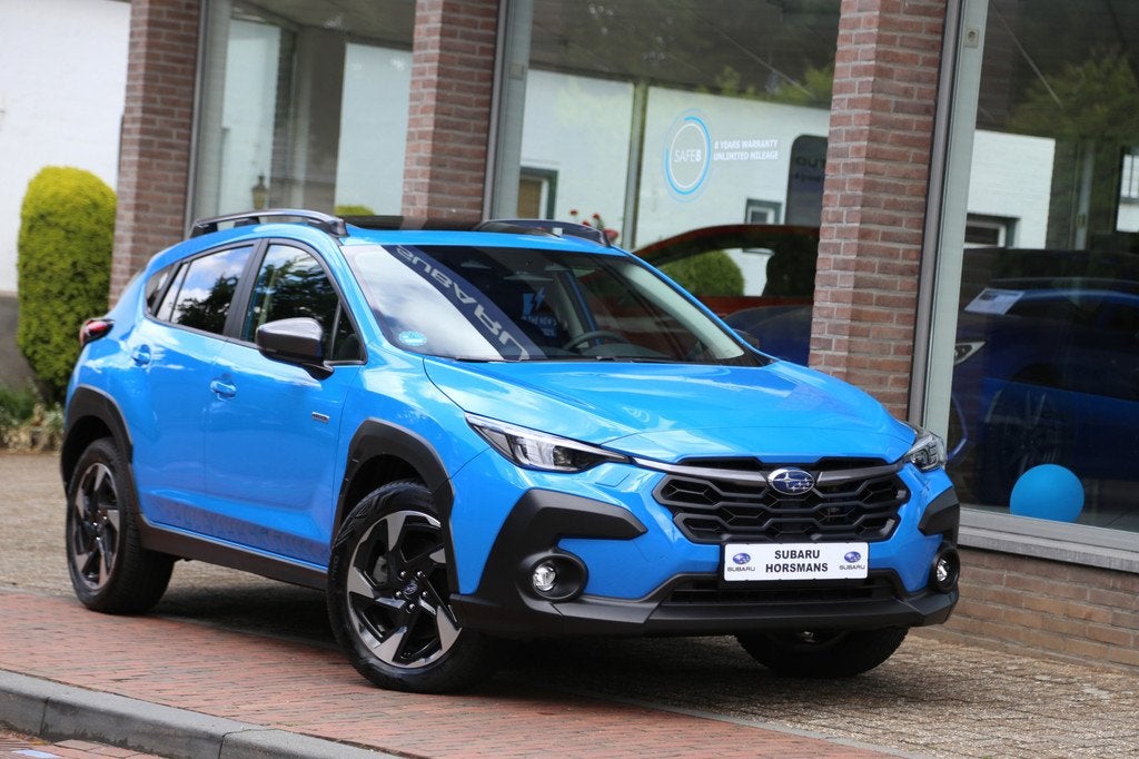 Subaru Crosstrek 2.0ie e-BOXER Aut. Premium Leer Schuifdak L, Auto's, Subaru, 12 maanden, 136 pk, 4 cilinders, Blauw