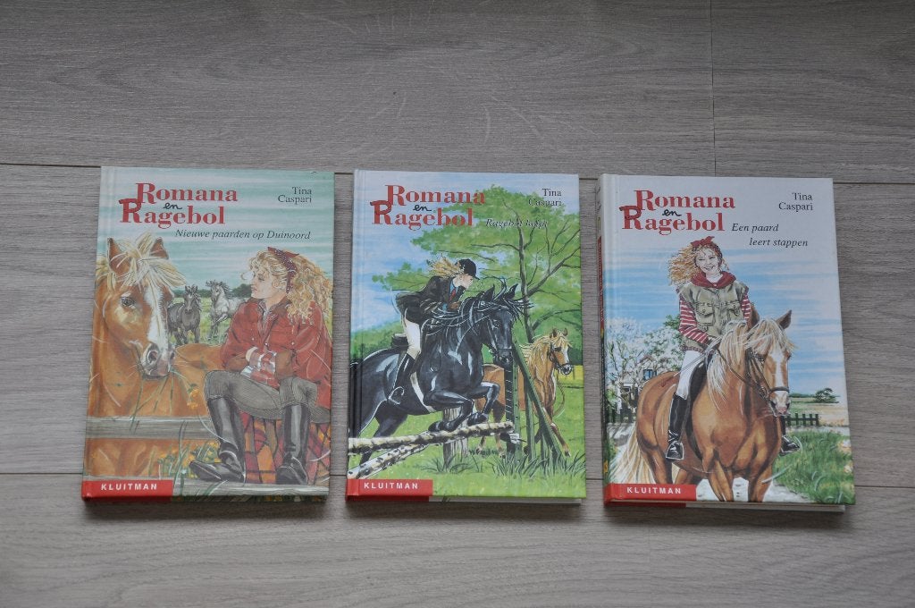 romana en ragebol, tina caspari, kinderboek paarden, Ophalen of Verzenden, Zo goed als nieuw, Tina Caspari
