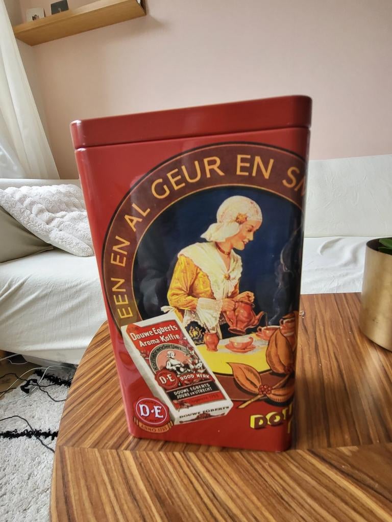Douwe Egberts koffieblik, Antiek en Kunst, Ophalen