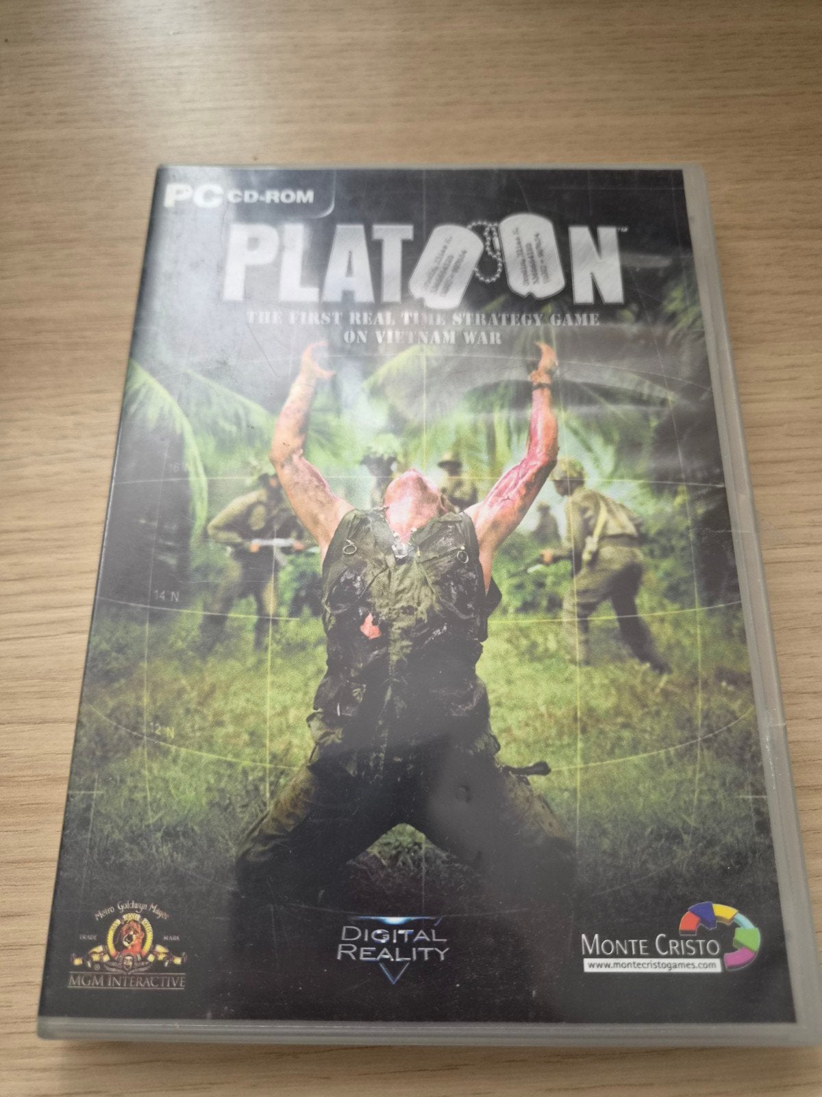 Platoon PC CD-ROM - Real-time strategie Vietnamoorlog, Gebruikt, 1 speler, Ophalen of Verzenden, Strategie en Constructie