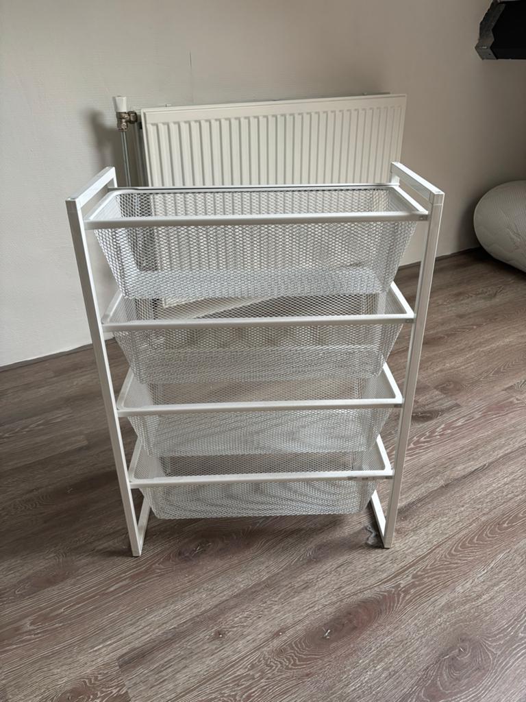 IKEA JONAXEL Opbergsysteem met 3 manden, Huis en Inrichting, Ophalen, Gebruikt