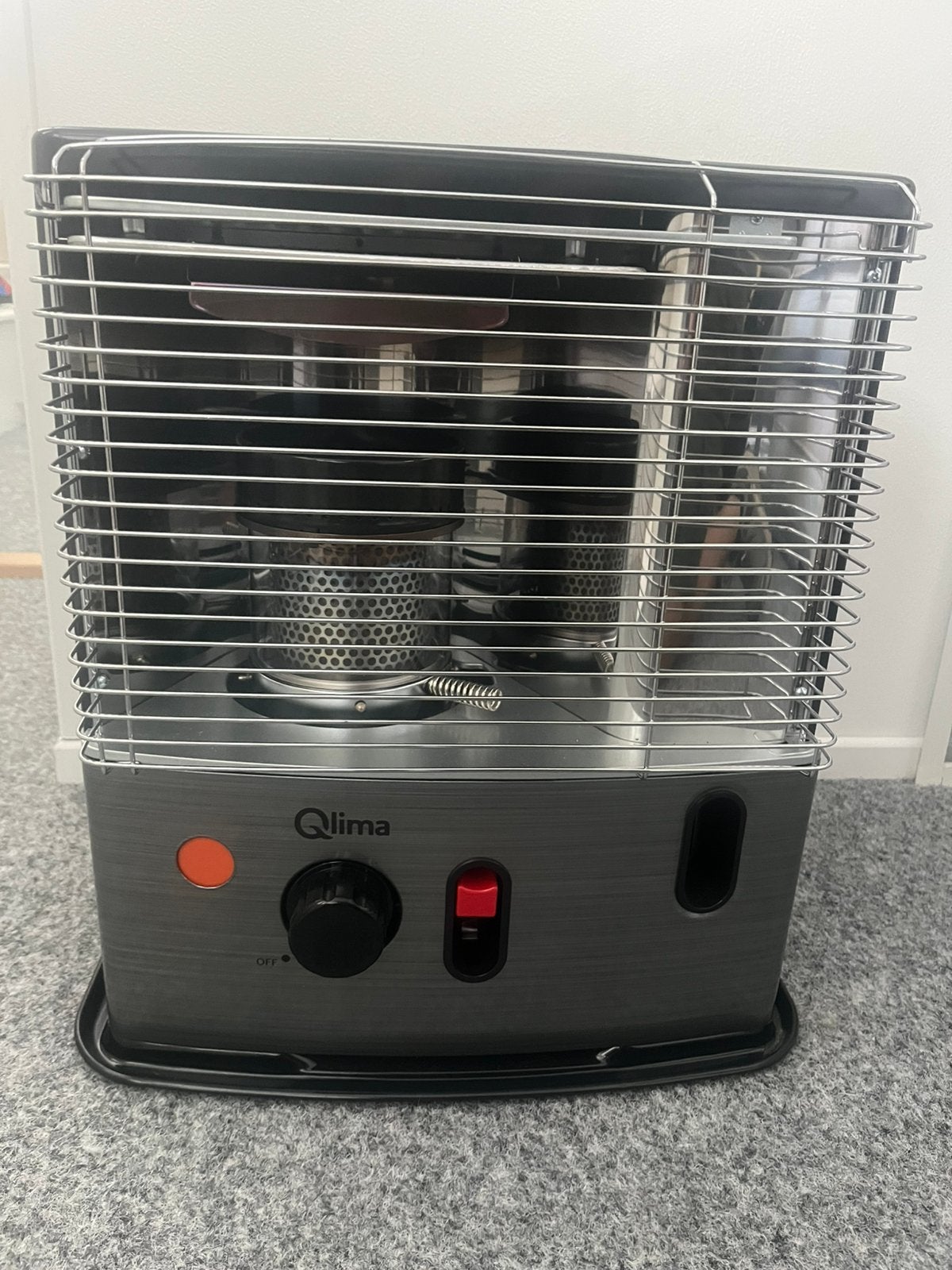 Qlima R 7227S TC-2 rvs petroleumkachel+ brandstof, Ophalen, 30 tot 80 cm, Kachel, Minder dan 60 cm