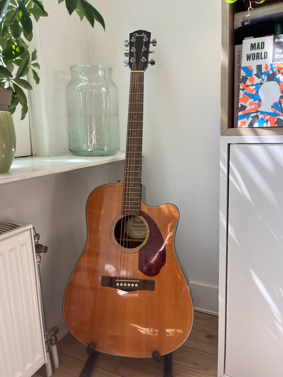 Fender Electro-Acoustic Guitar, Muziek en Instrumenten, Snaarinstrumenten | Gitaren | Akoestisch, Verzenden, Gebruikt, Western- of Steelstringgitaar
