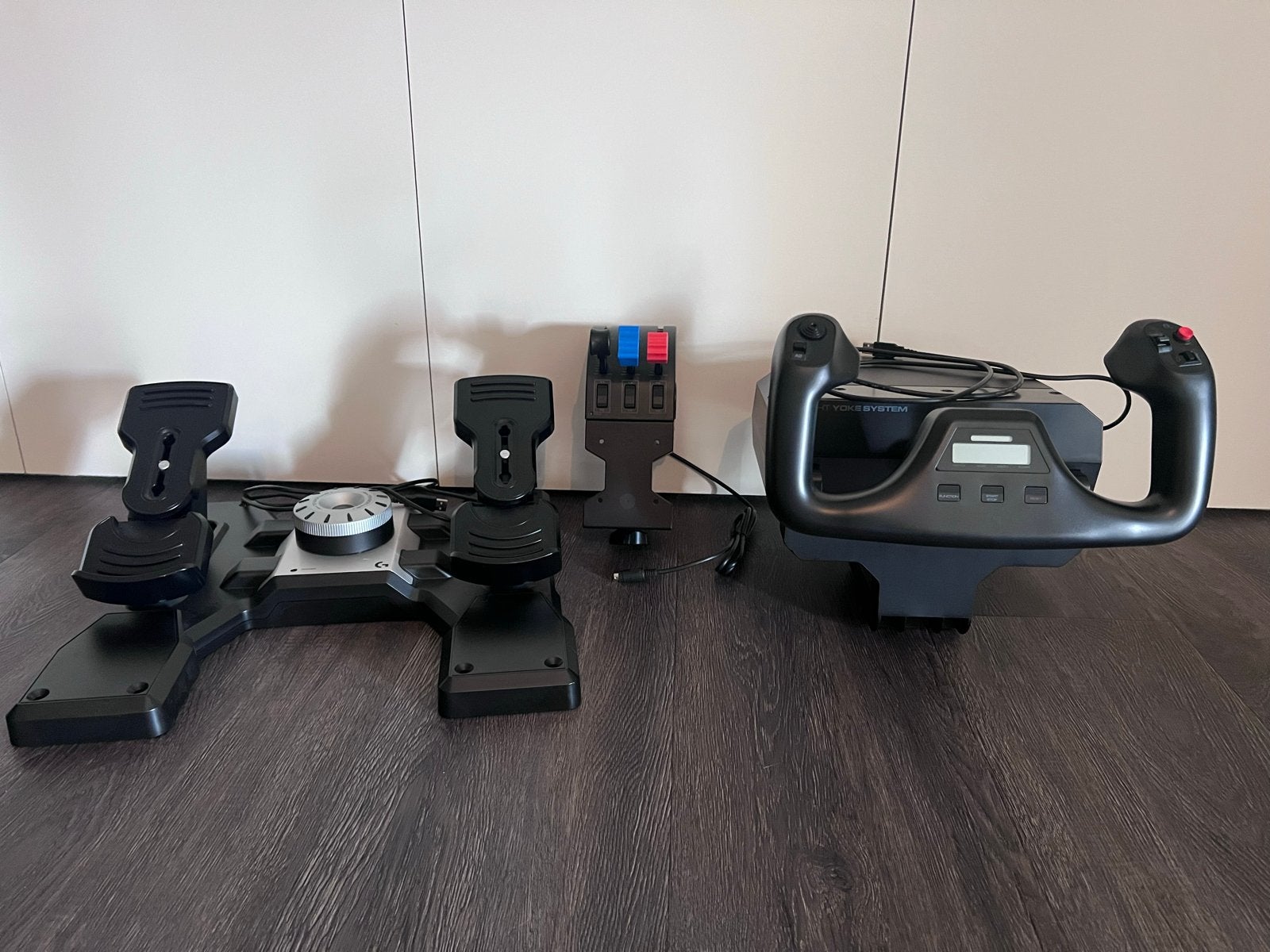 Logitech Pro Flight Yoke System incl. Pedalen, Ophalen, Zo goed als nieuw