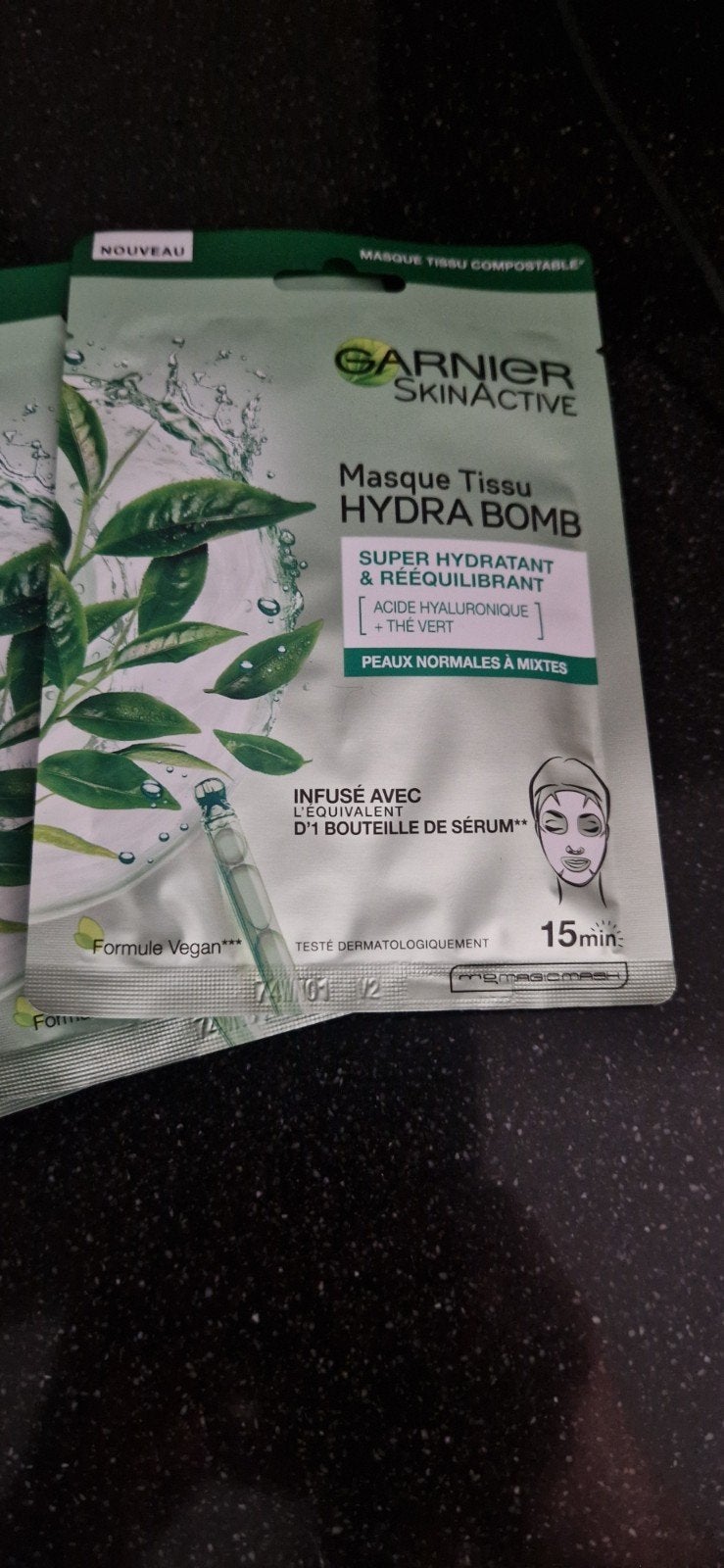 garnier hydra bomb masker, Sieraden, Tassen en Uiterlijk, Ophalen of Verzenden, Nieuw, Gehele gezicht