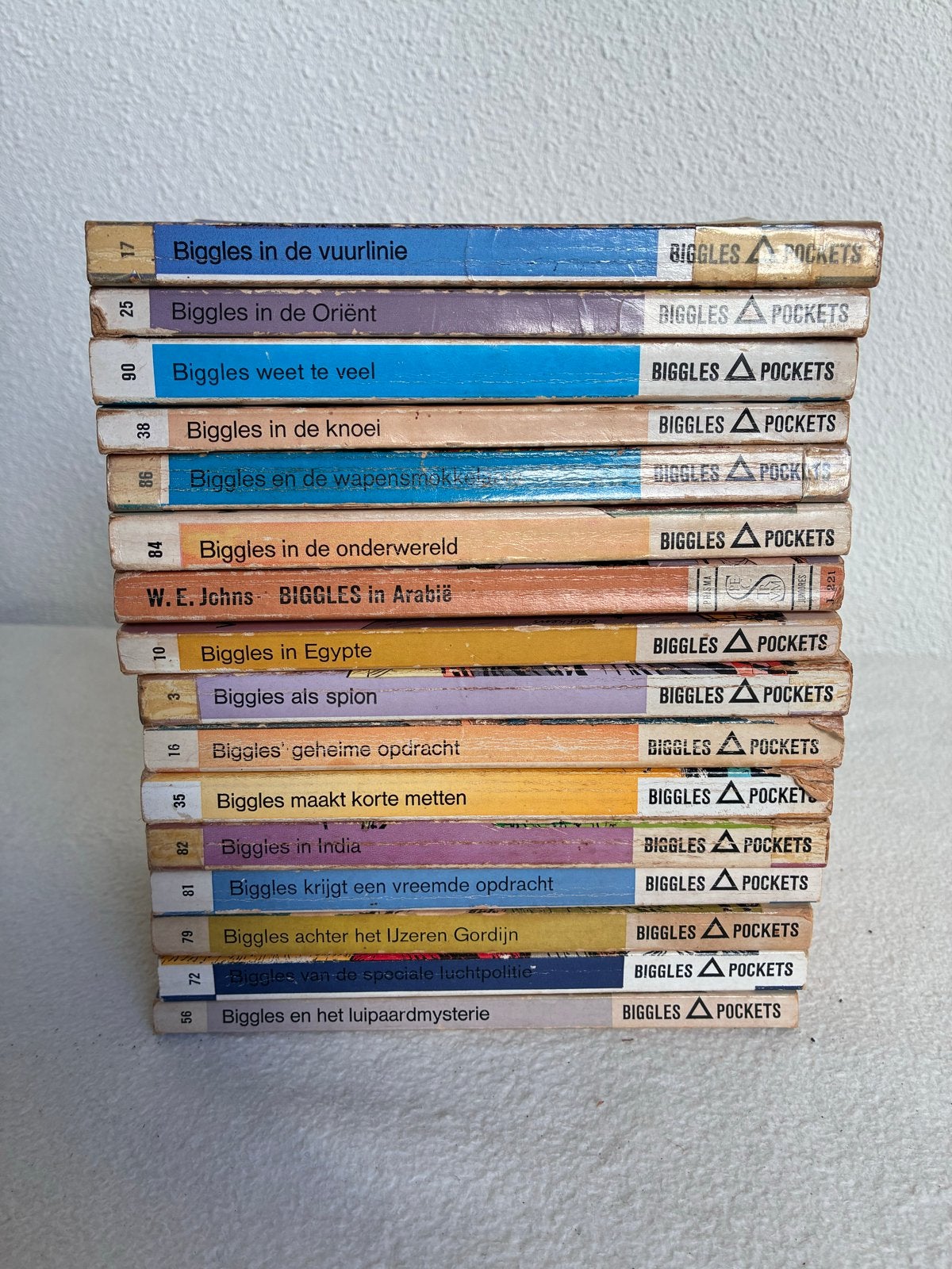 Biggles Pockets Boeken Collectie, Boeken, Ophalen, Gelezen