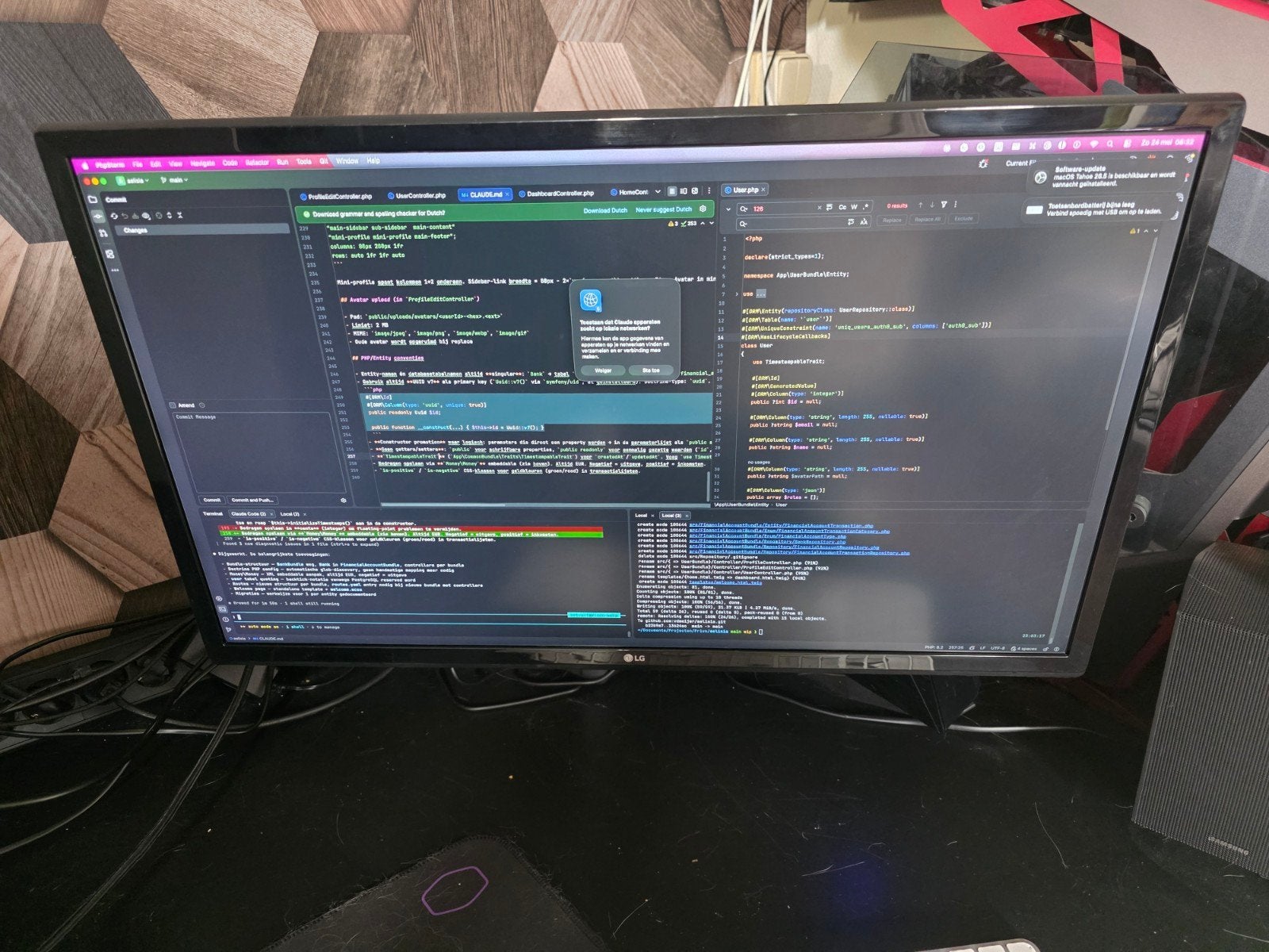 LG 27 inch 4K UHD Monitor, Computers en Software, Monitoren, Ophalen, Gebruikt, IPS, Ultra HD (4K)