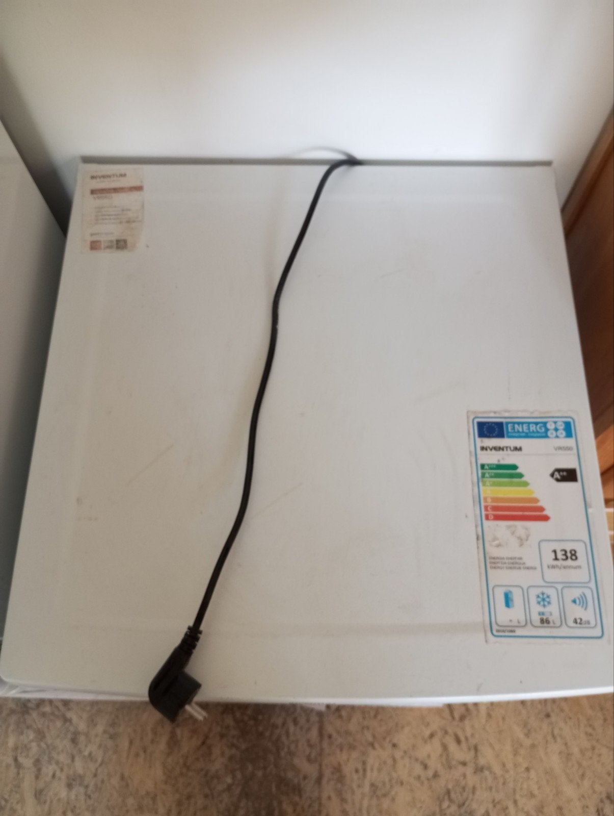 Foto 4 van Inventum Vrijstaande Vriezer VR550, Energielabel A++
