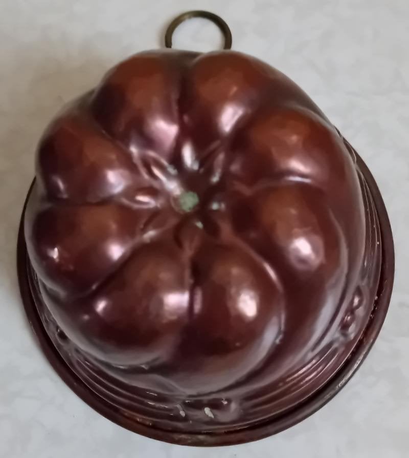 Antieke rood koperen cake/taartvorm tulband, Ophalen of Verzenden