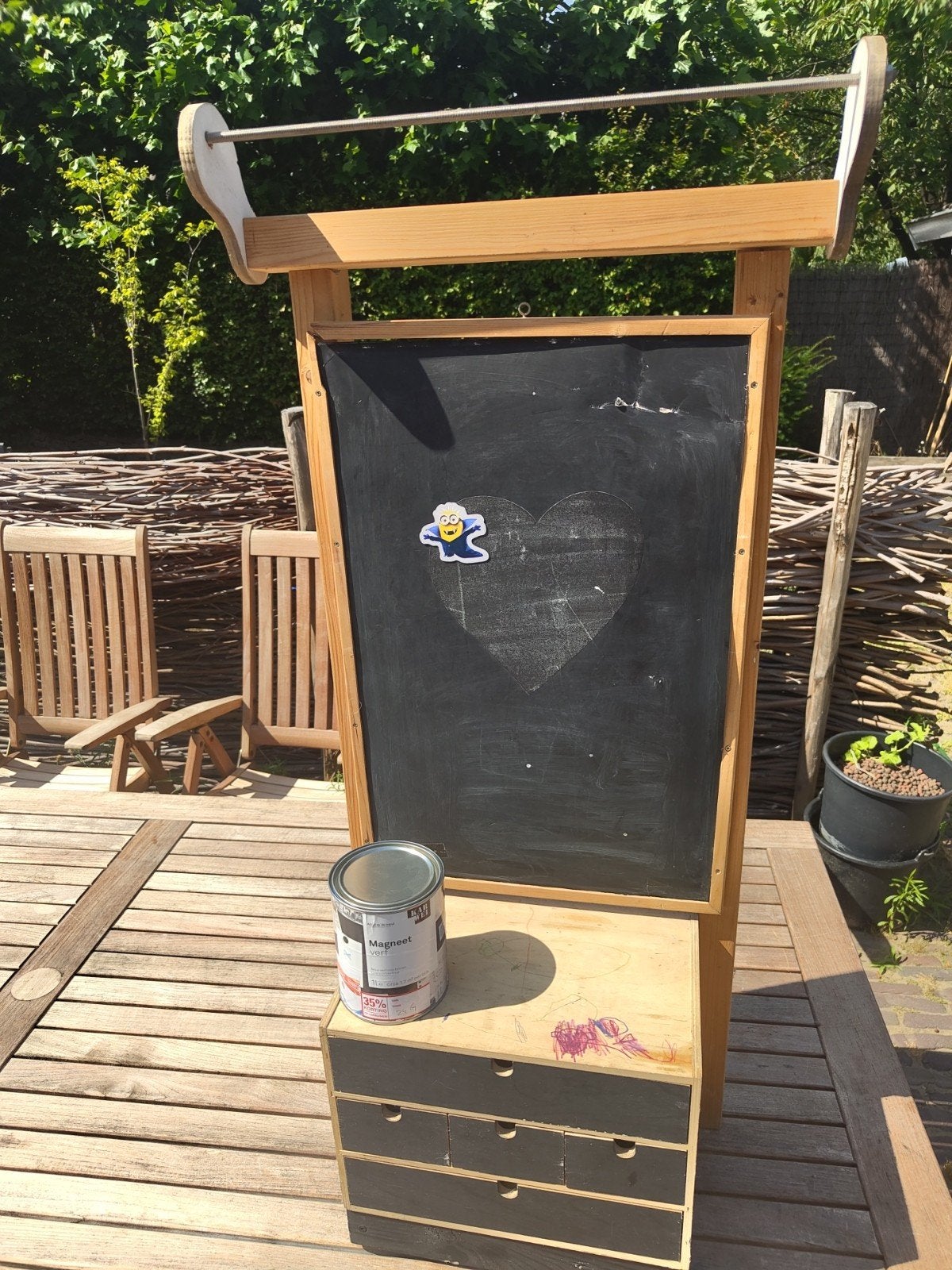 magneet en krijtbord, Ophalen of Verzenden, Gebruikt