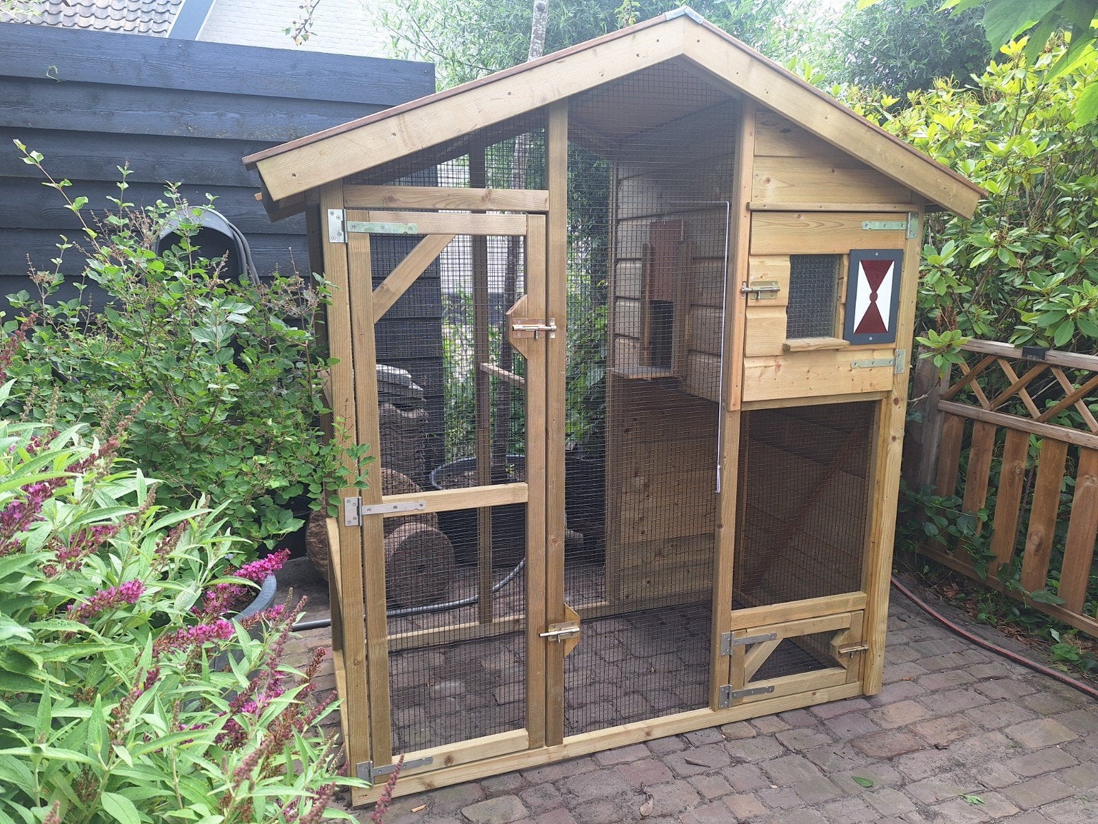 Leuke compacte voliere, Ophalen, Nieuw, Hout, Volière