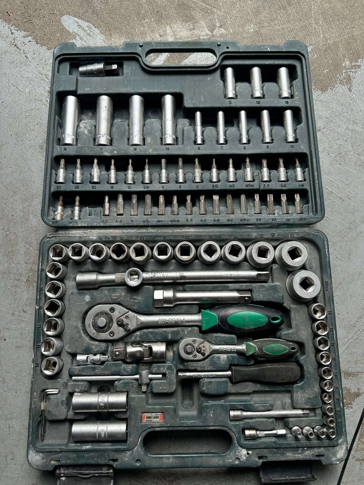 Brüder Mannesmann Gereedschapsset 98410, Ophalen of Verzenden, Gebruikt, Gereedschapsset, Overige merken