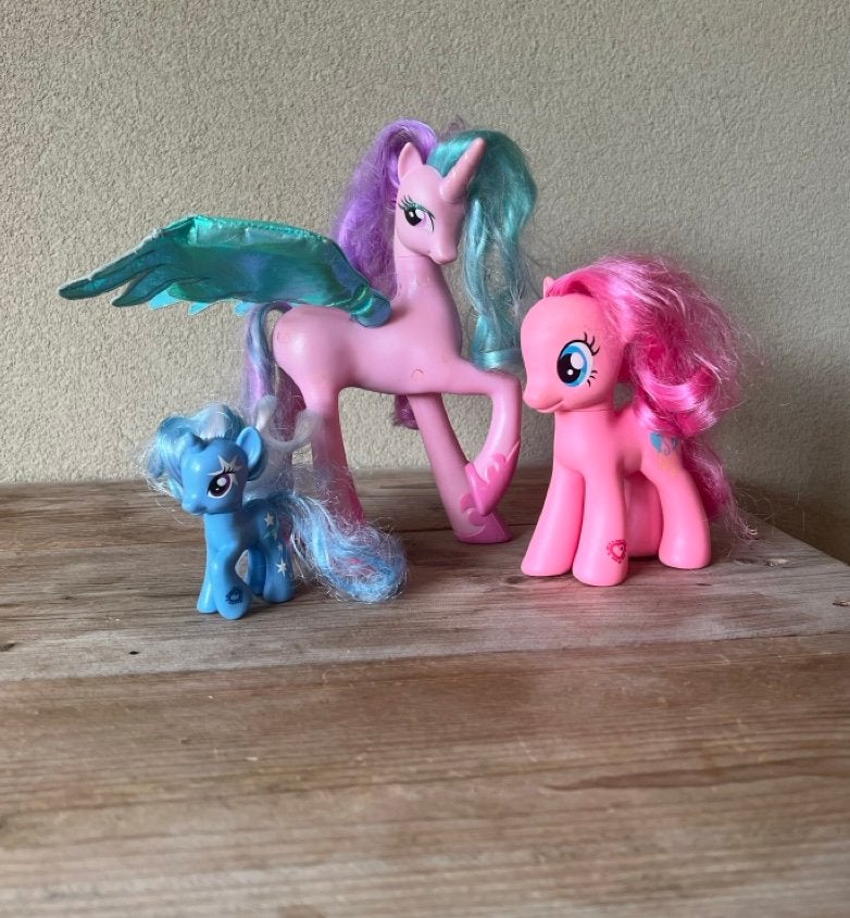 3x my little pony, Ophalen of Verzenden, Zo goed als nieuw