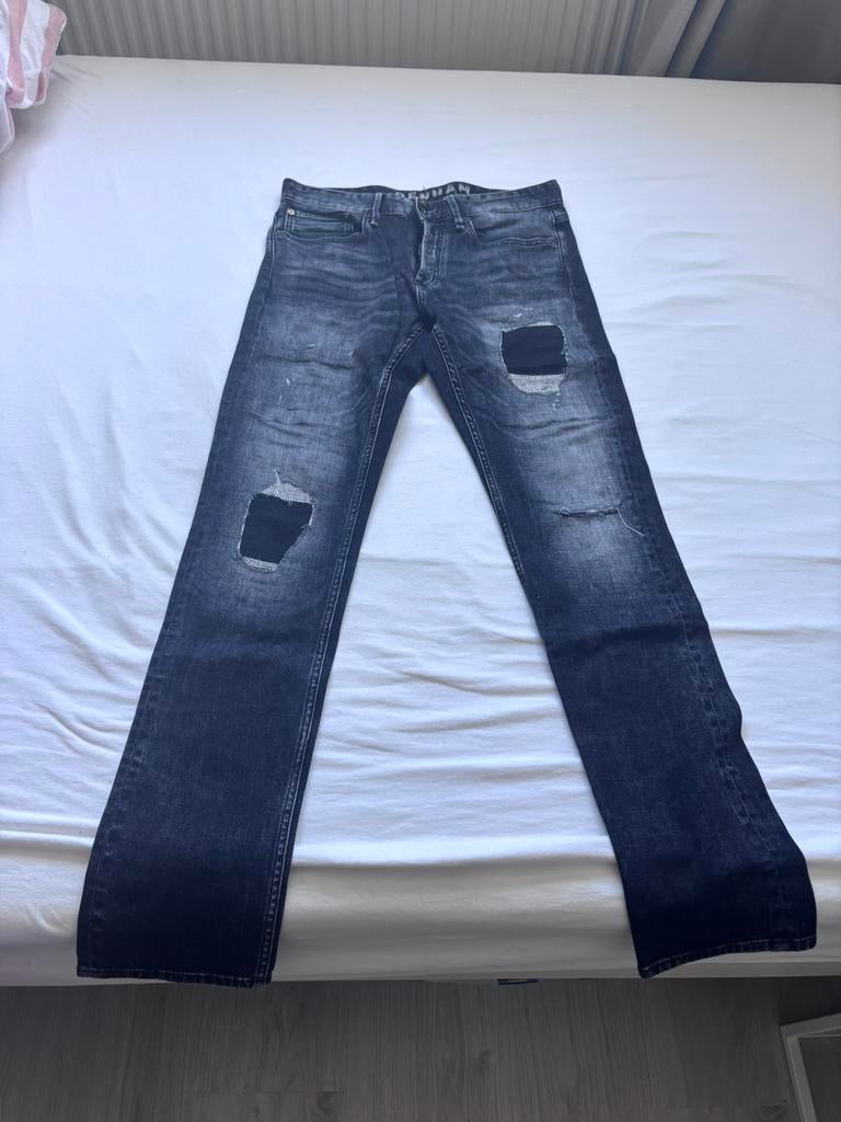 Denham herenjeans zwart Razor W32 L34 zgan, Ophalen of Verzenden, Zo goed als nieuw, Zwart, W32 (confectie 46) of kleiner