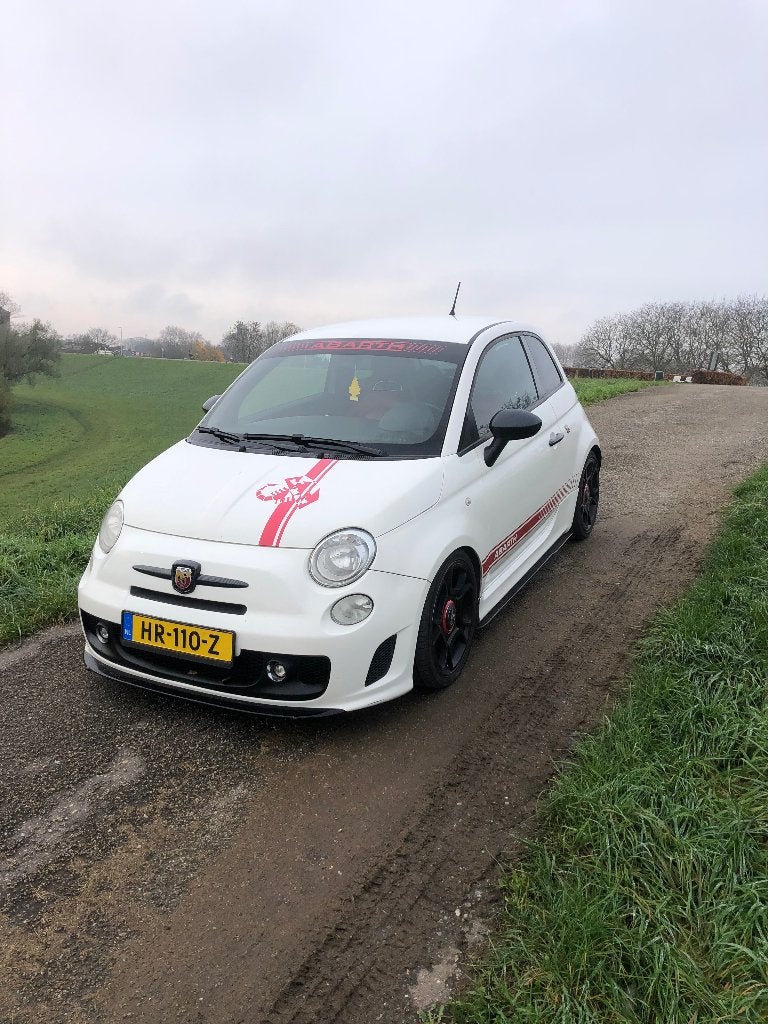 Fiat 500 1.4 Abarth 2009 Wit, Auto's, Voorwielaandrijving, 15 km/l, 40 €/maand, 4 cilinders