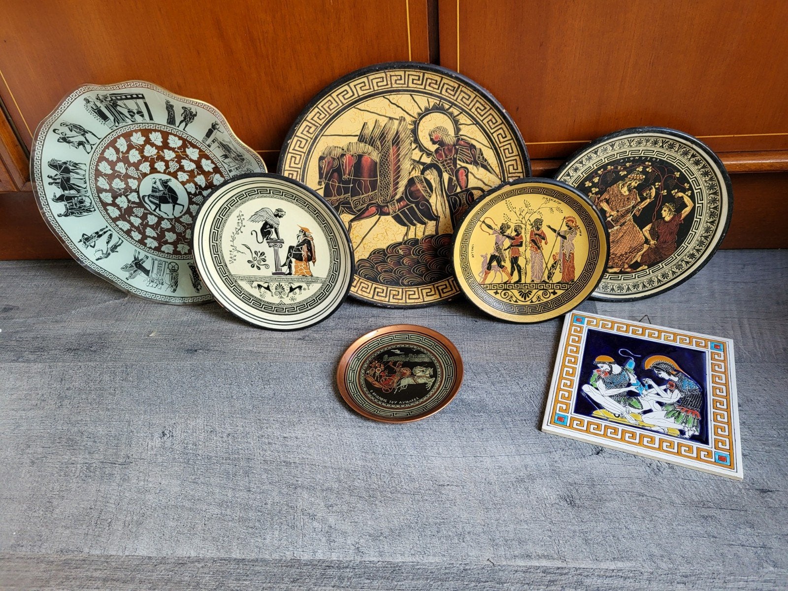 Vintage verzameling Griekse items, Ophalen of Verzenden