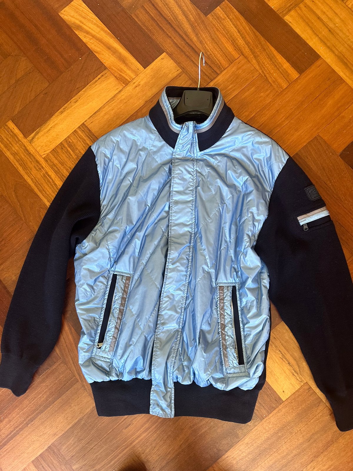 Donkerblauw wollen jasje/vest van Paul & Shark, Kleding | Heren, Ophalen of Verzenden, Zo goed als nieuw, Maat 56/58 (XL), Blauw