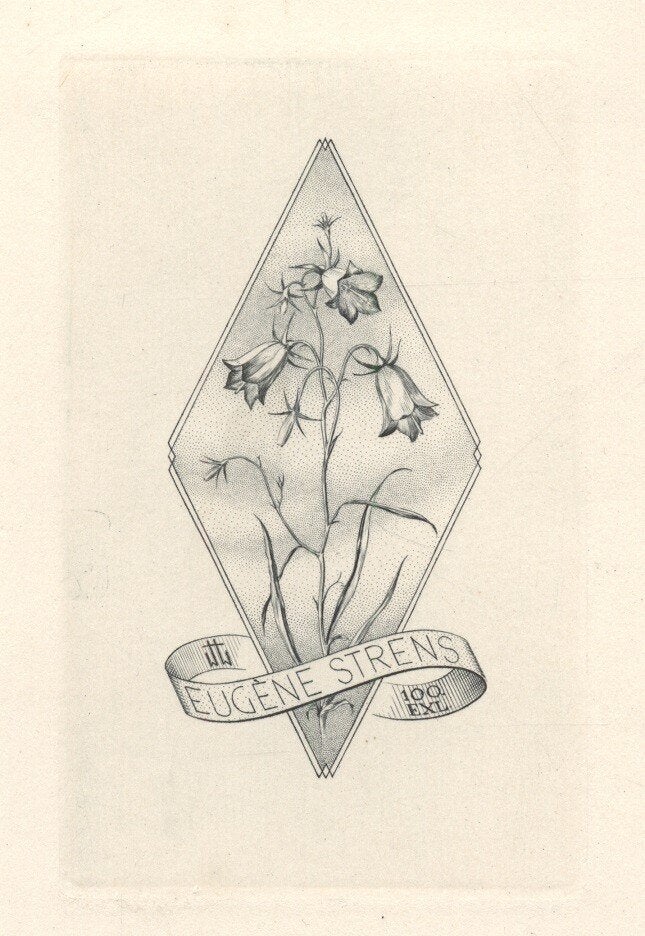 1244 Ex Libris Oostenrijk : Hubert Woyty-Wimmer, z.j., Verzenden, Ex libris