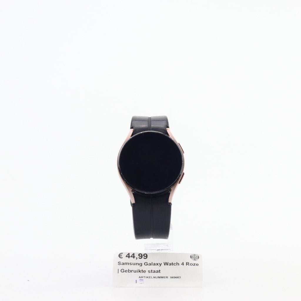 Samsung Galaxy Watch 4 Roze | Gebruikte staat, Samsung, Zo goed als nieuw, Support@Samsung.com, 129, Samsung-ro, Yeongtong-gu
Suwon-si, Gyeonggi-do 16677
South Korea