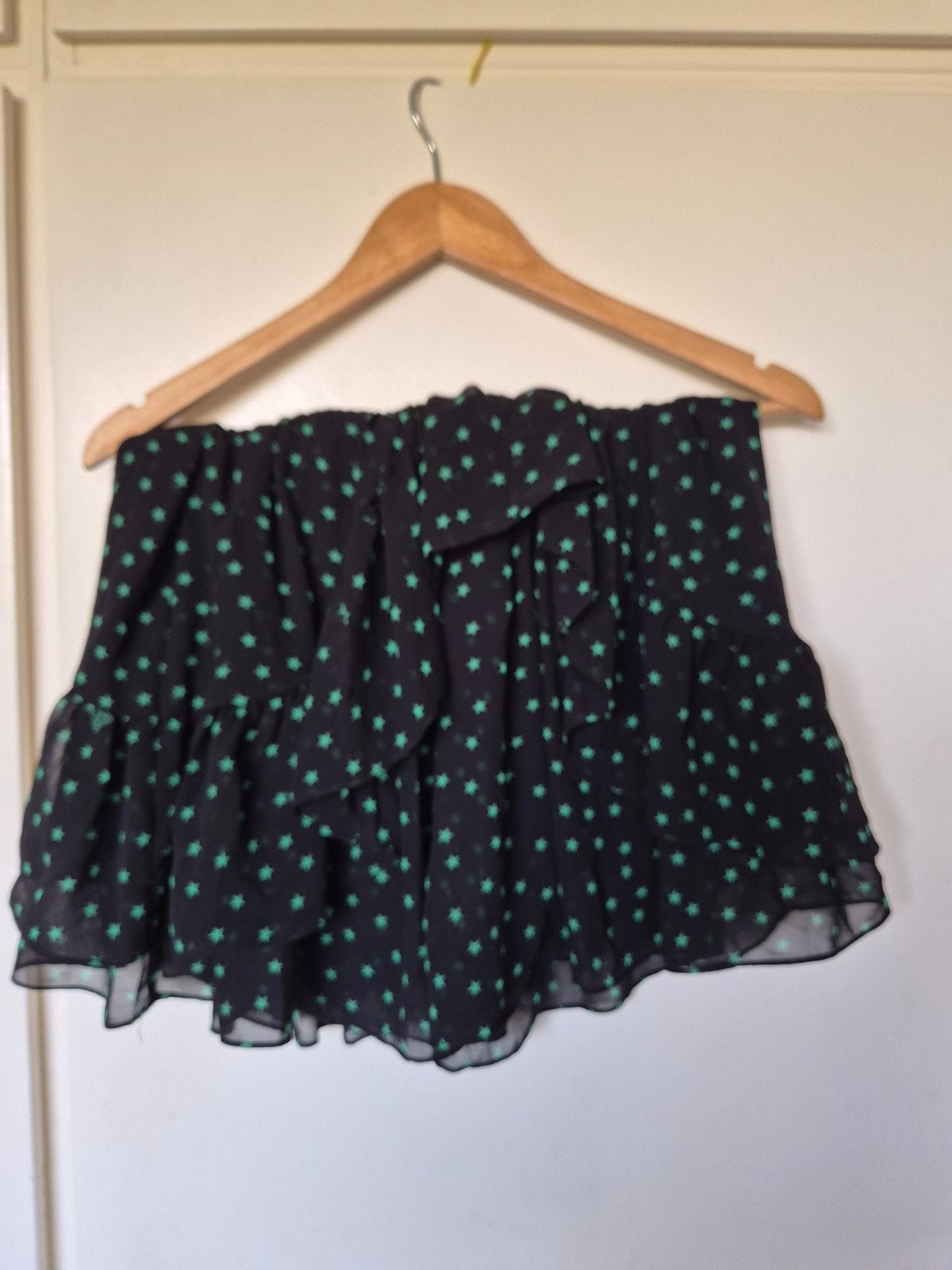 Nikkie rokje met sterrenprint - Maat 40 (M), Kleding | Dames, Maat 38/40 (M), Zwart, Ophalen of Verzenden, Zo goed als nieuw