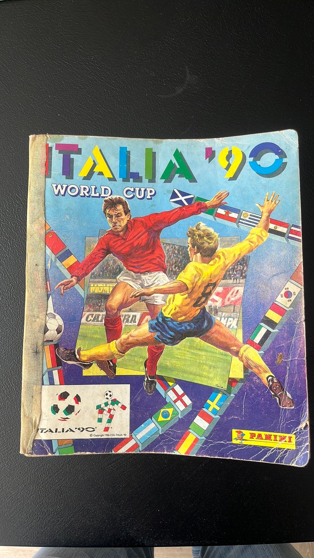 Panini Italia '90 World Cup  - Vintage, Ophalen of Verzenden, Gebruikt, Sport