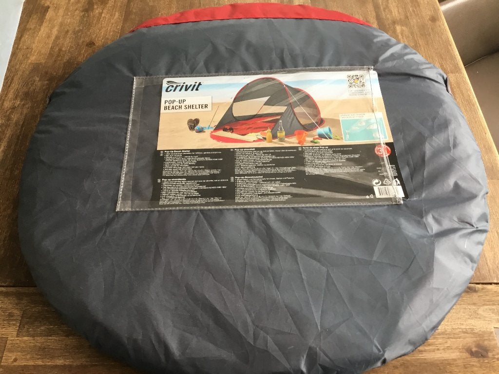 Pop up beach shelter nieuw, Ophalen of Verzenden, Nieuw, Tot en met 2