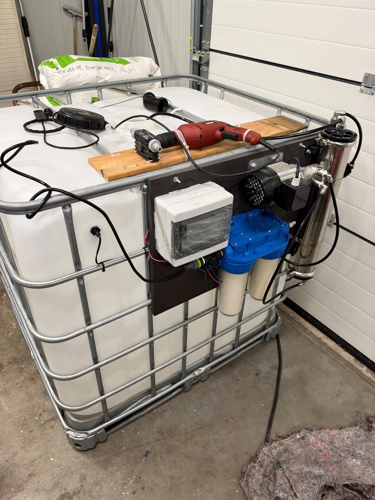 Waterzuiveringssysteem IBC-tank osmose/ ramen wassen, Ophalen of Verzenden, Gebruikt
