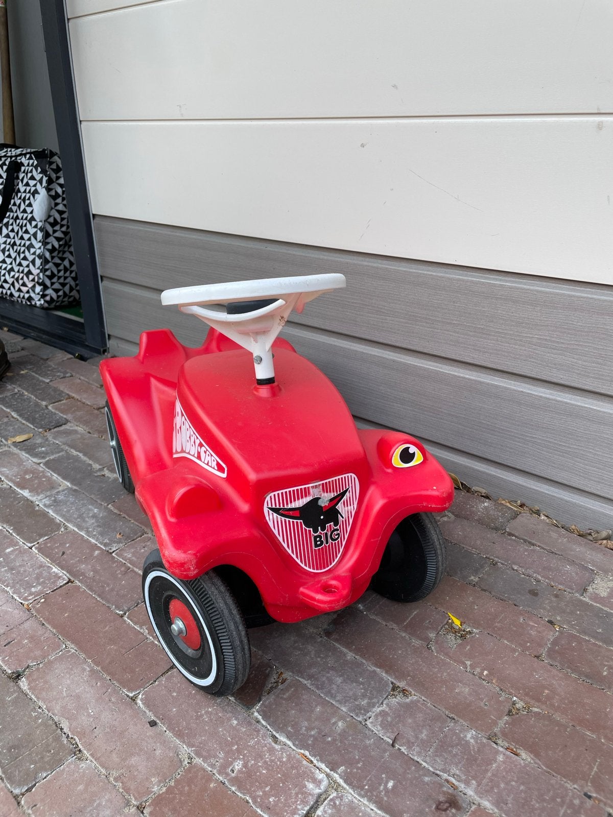 Rode BIG Bobby Car loopauto, Ophalen, Gebruikt