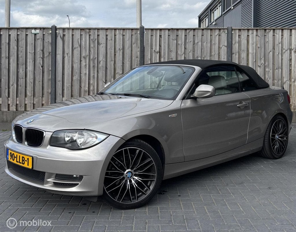 BMW 1-serie Cabrio 118i High Executive/Cabriolet/Leder/NAP/, Euro 5, Beige, Cabriolet, 4 stoelen