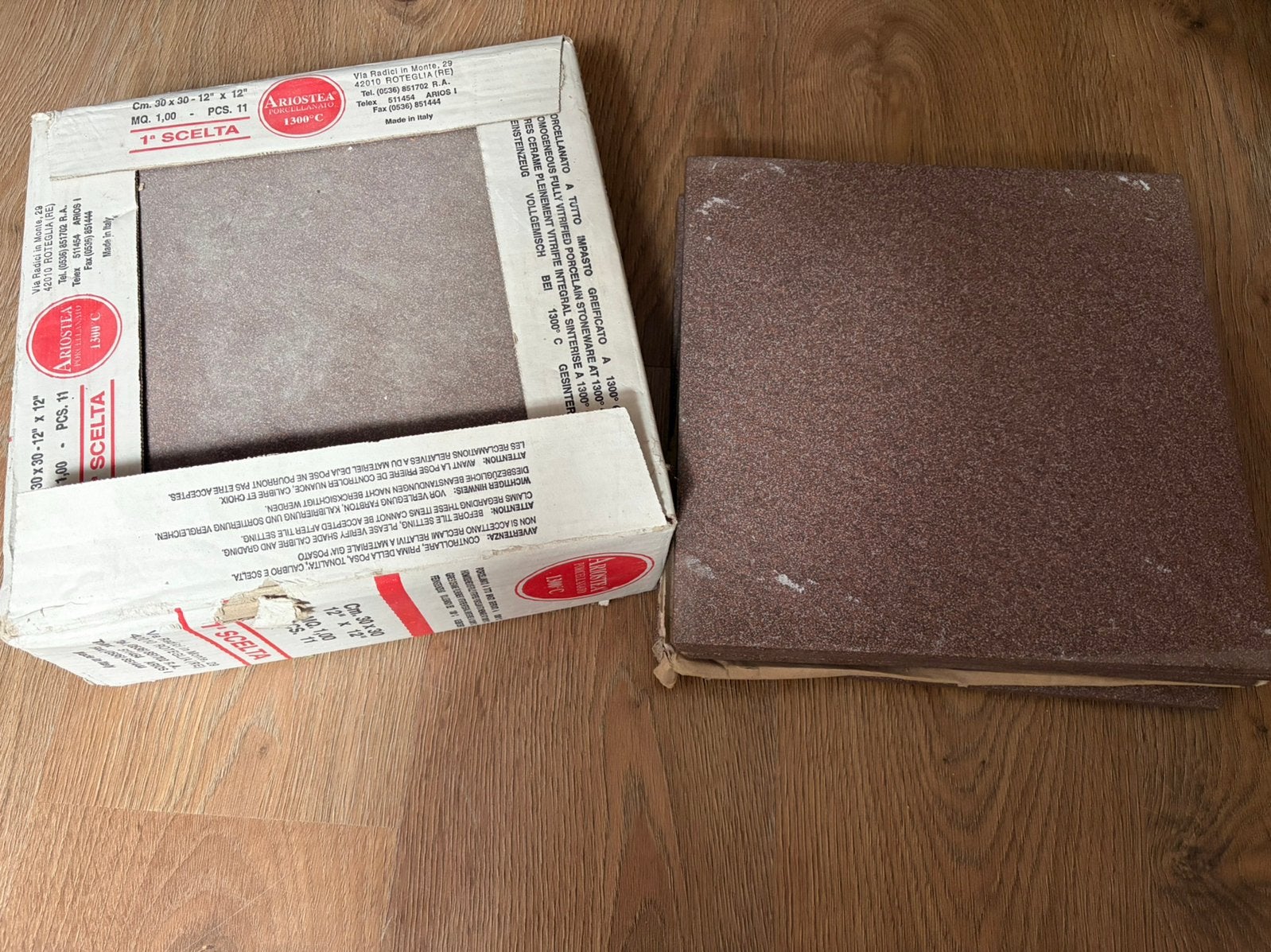 Ariostea Porcellanato keramische tegels 30x30cm, Ophalen, Keramiek, Nieuw, 20 tot 40 cm