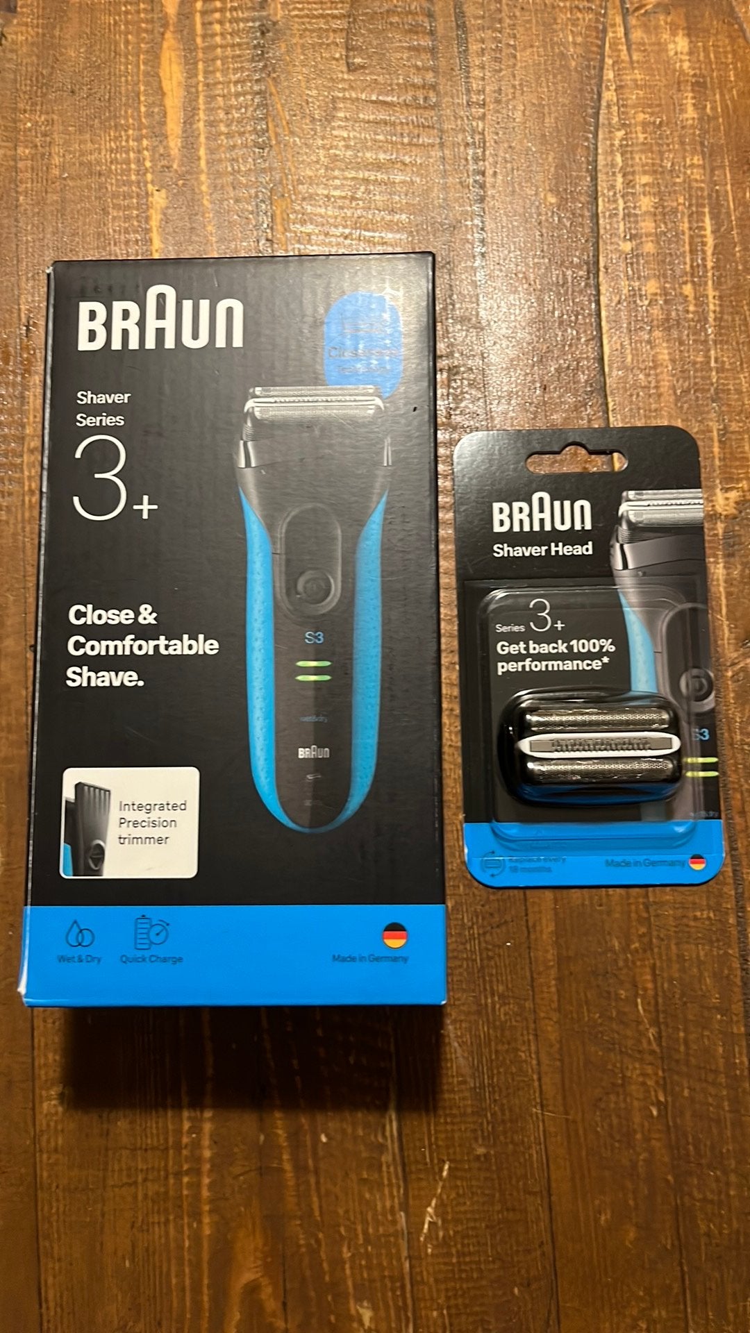 Braun Series 3+ scheerapparaat met een nieuwe scheerkop, Ophalen of Verzenden, Zo goed als nieuw, Overige typen