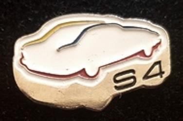 Volvo S 4 pin- wit gelakt, Verzamelen, Ophalen of Verzenden, Nieuw, Transport, Speldje of Pin