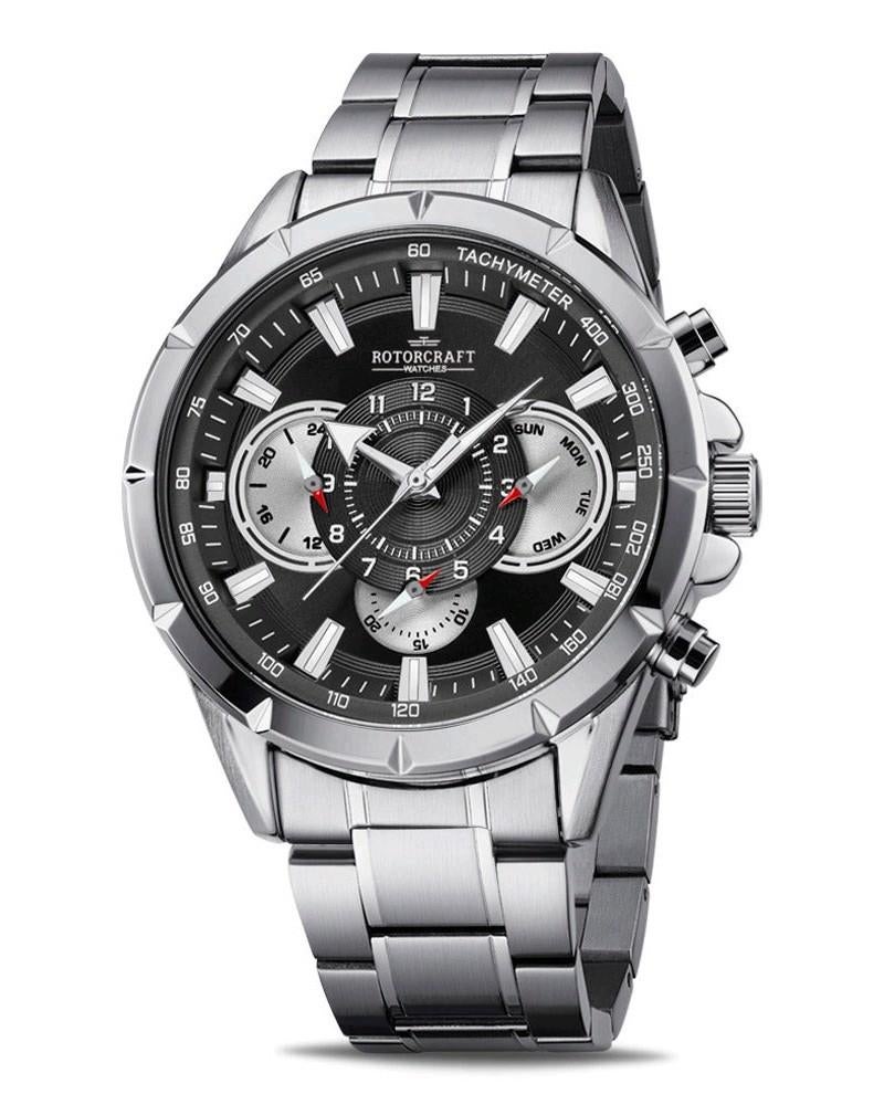 Rotorcraft horloge, Ophalen of Verzenden, Nieuw, Zwart, Android