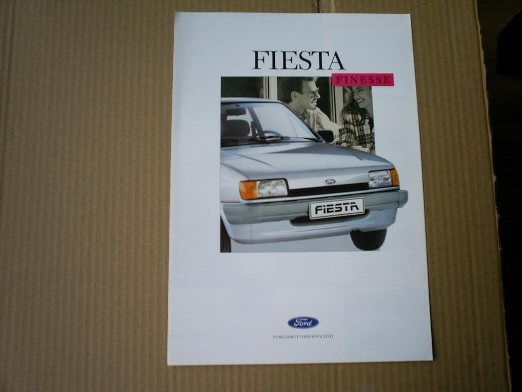 Ford Fiesta Finesse 12 / 1988 4 pag., Verzenden, Zo goed als nieuw, Ford