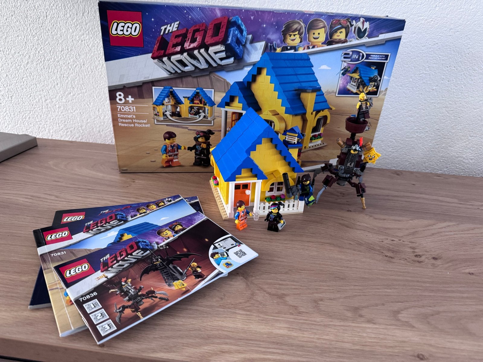 Lego 70831 Emmet's Droomhuis zonder reddings rakket, Ophalen, Gebruikt, Overige thema's, Lego