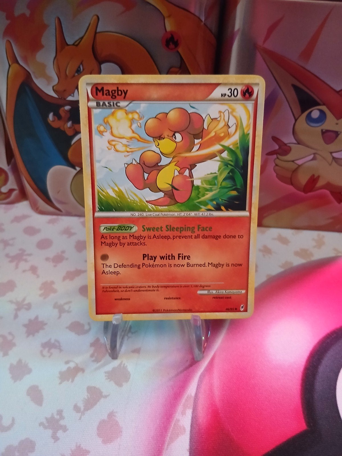 Magby Basic Pokémon Kaart - Call of Legends Set, Hobby en Vrije tijd, Verzamelkaartspellen | Pokémon, Ophalen of Verzenden, Zo goed als nieuw