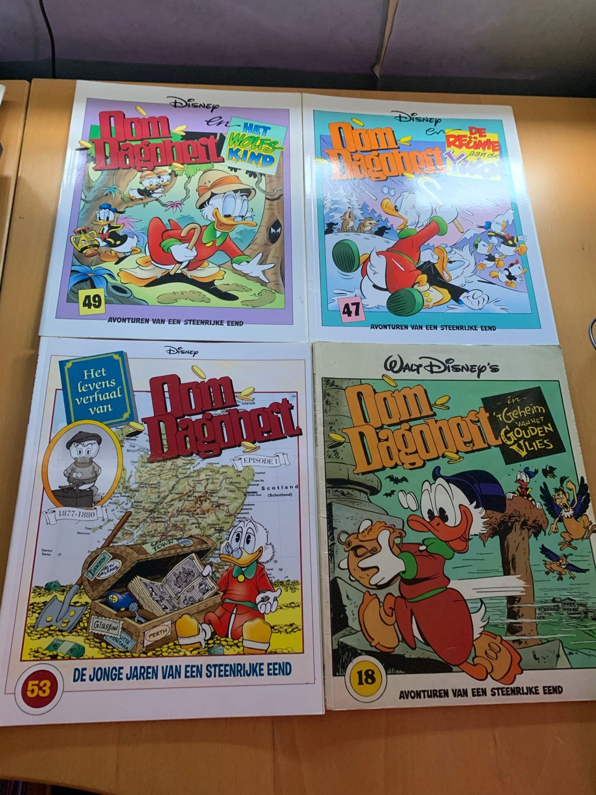 Oom Dagobert Duck stripboeken - 10 stuks, Meerdere stripboeken, Ophalen of Verzenden, Gelezen