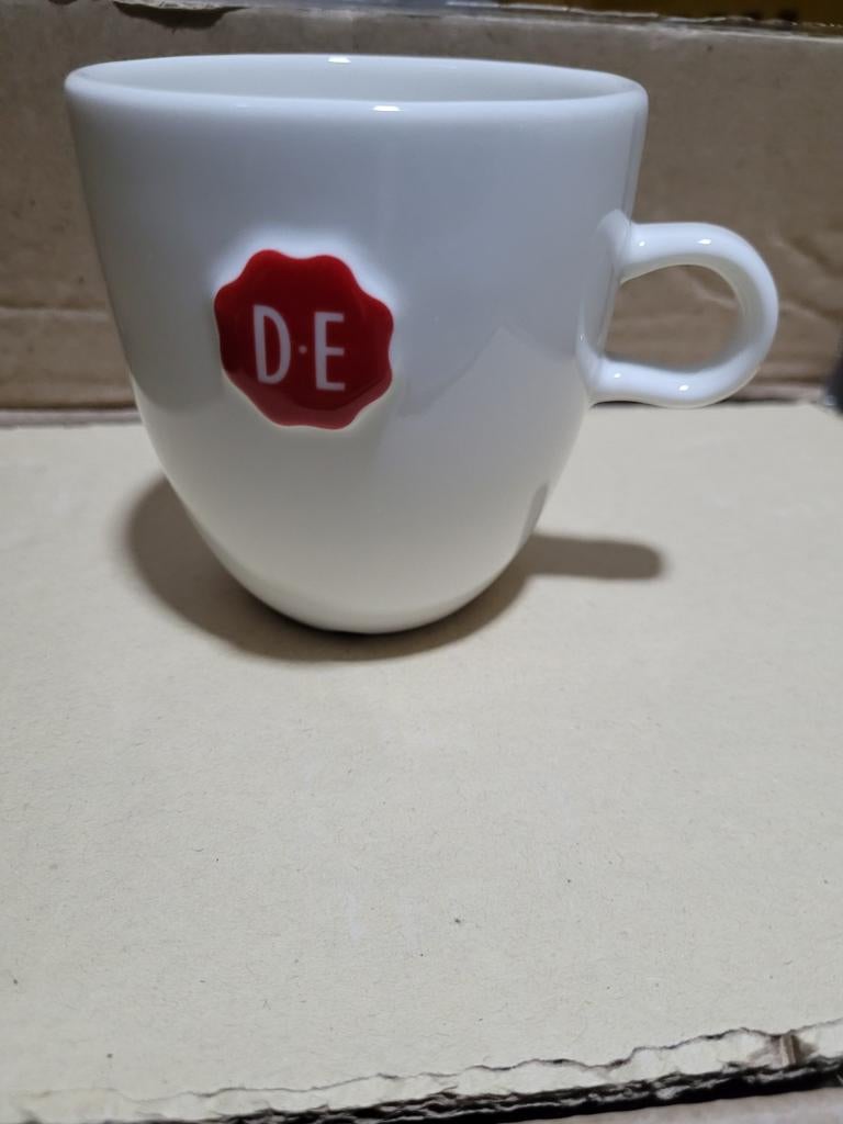 Douwe Egberts Latte Macchiato Kopjes - Set van 12, Keramiek, Nieuw, Ophalen of Verzenden, Effen