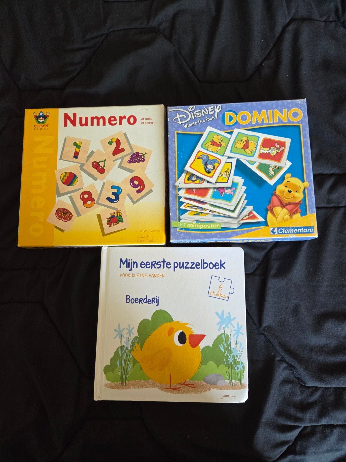 Puzzelboek, Domino en Numero - Educatief Speelgoed Set, Ophalen of Verzenden